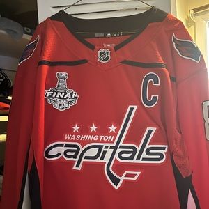 Adidas Washington Capitals Authentic Ovechkin jersey
